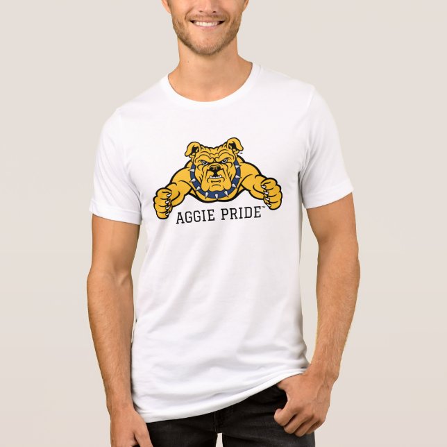 Camiseta Universidade Estadual da Carolina do Norte A&T | B (Frente)