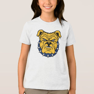 Camiseta Universidade Estadual da NCA&T   Rosto de Buldogue