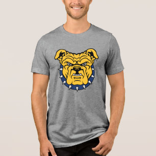 Camiseta Universidade Estadual da NCA&T   Rosto de Buldogue