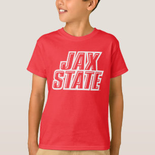 Camiseta Universidade Estadual de Jacksonville Logotipo JAX
