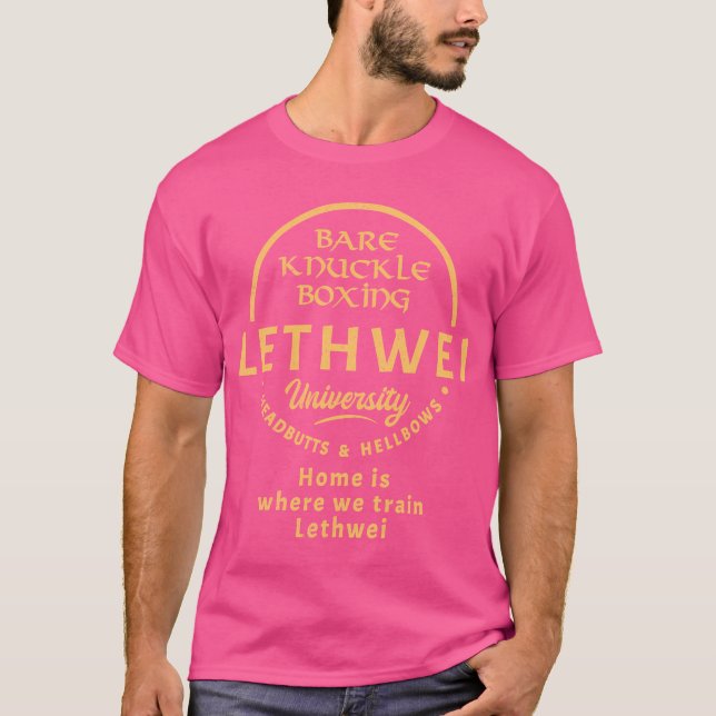 Camiseta Universidade Lethwei Bare Knuckle (Frente)