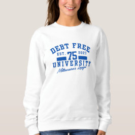 Camiseta 'Universidade Livre de Dívidas' Liga dos Milionári