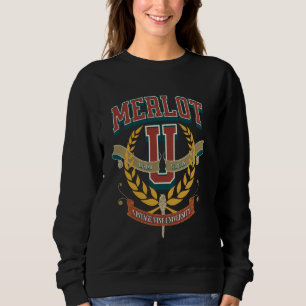 Camiseta Universidade Merlot Preppy College Wine Tas