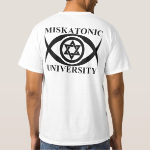 CAMISETA UNIVERSIDADE MISKATÔNICA