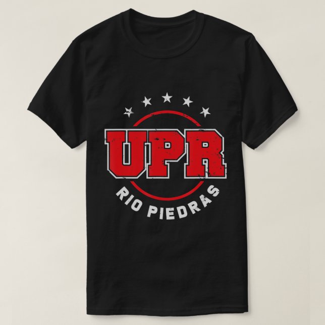 Camiseta Universidade Porto Rico Estudante Porto Rico T-Shi (Frente do Design)
