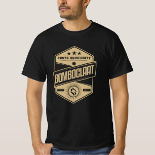 Camiseta Universidade Rasta Bomboclaat Reggae