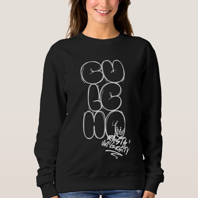 Camiseta Universidade Rasta Culcha Grafite Style Reggae (Frente)