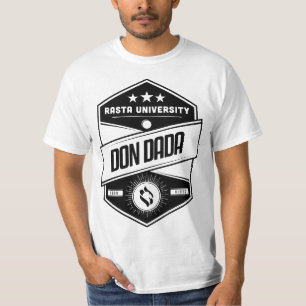 Camiseta Universidade rasta Don Dada Good Vibs Reggae