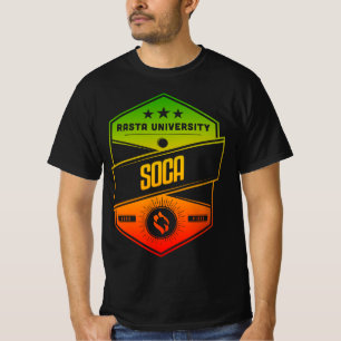 Camiseta Universidade Rasta Soca Good Vibes Rasta Reggae
