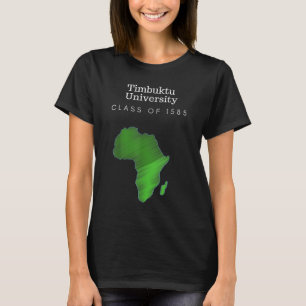 Camiseta Universidade Timbuktu de História Negra