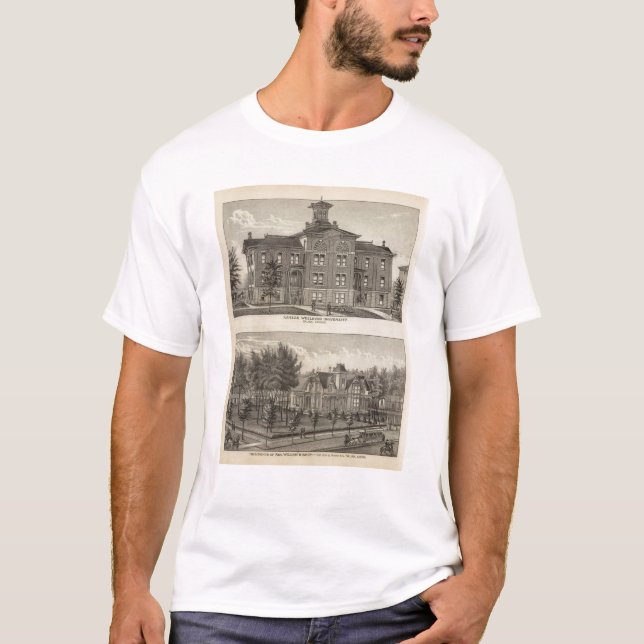 Camiseta Universidade Wesleyan de Kansas (Frente)