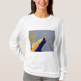 Camiseta universo abstrato