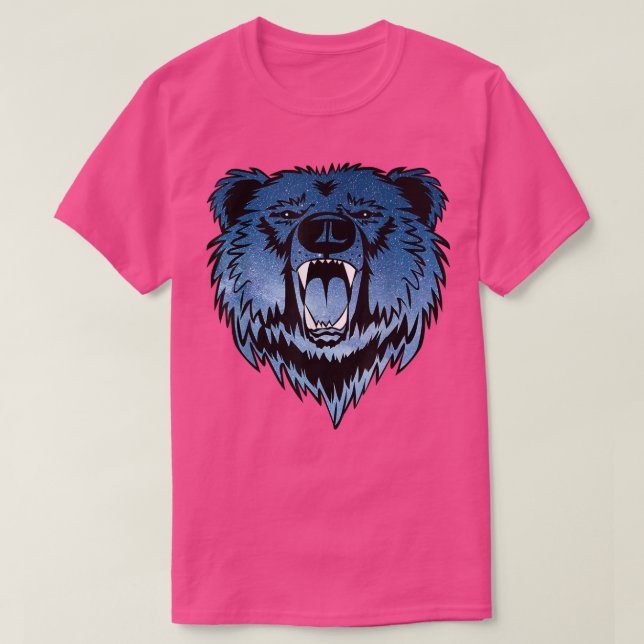 Camiseta Universo com urso perigoso1979 (Frente do Design)