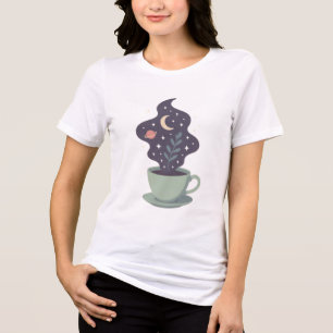 Camiseta Universo do tempo do chá - Coloque as estrelas