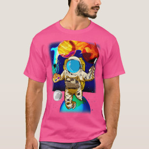Camiseta Universo G do pintor artístico de pintura espacial