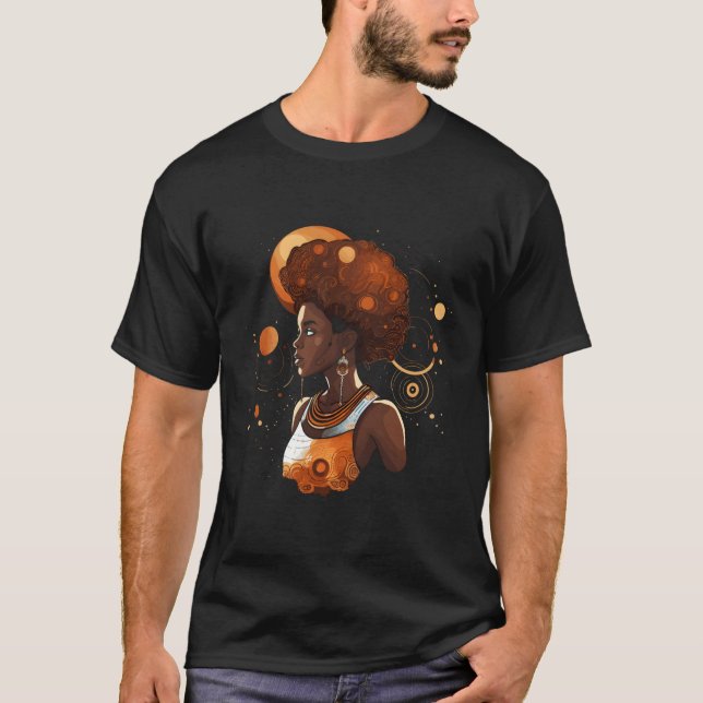 Camiseta Universo Negro (Frente)