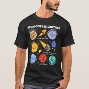 Camiseta Universo Neurodiverso Neurodiversidade Consciência