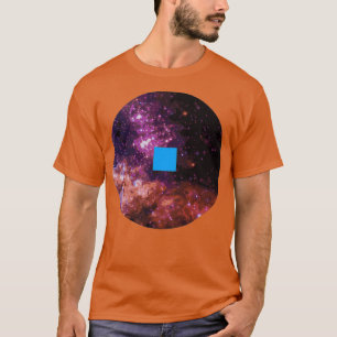 Camiseta Universo Zima Azulejo Azul