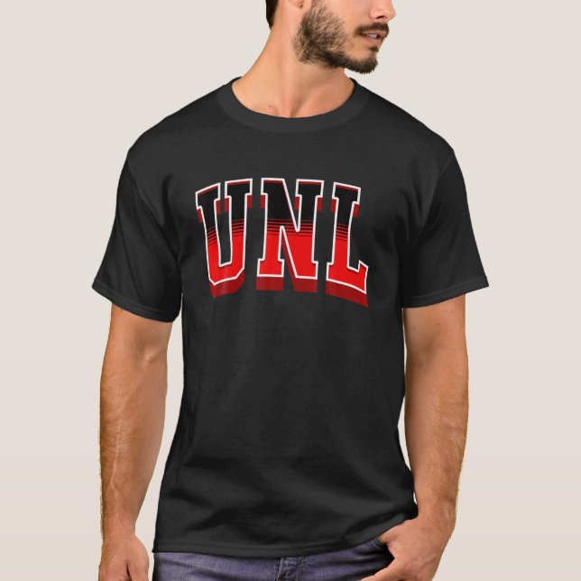 Camiseta UNL Athletic Arch College University Alumni (Frente)