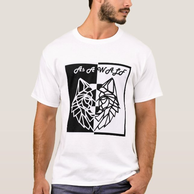Camiseta Unleash the Wild Within: Strong as Wolf (Frente)