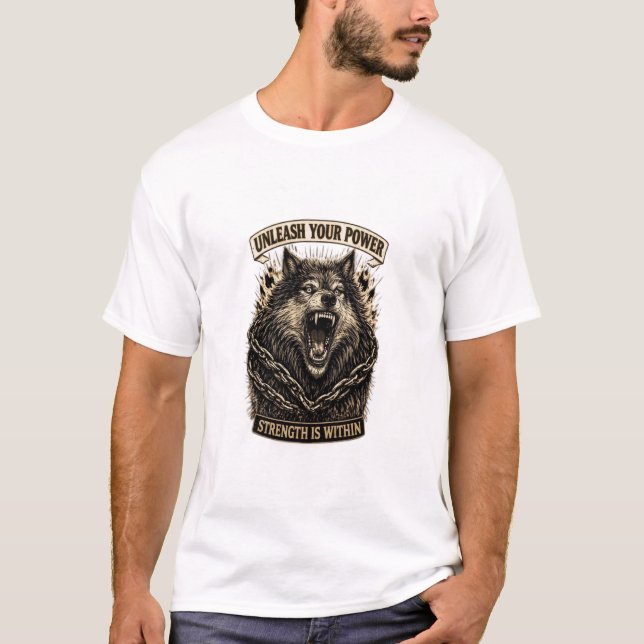 Camiseta Unleash Your Power — Strength Is Within (Frente)