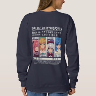 Camiseta Unleash Your True Power Anime Team Poster Design