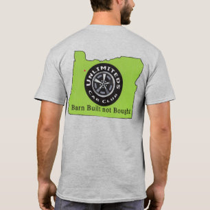 Camiseta Unlimiteds contorno do estado