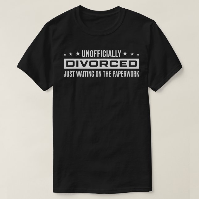 Camiseta Unly Divorced  Newly Divorce Separated Couple  (Frente do Design)