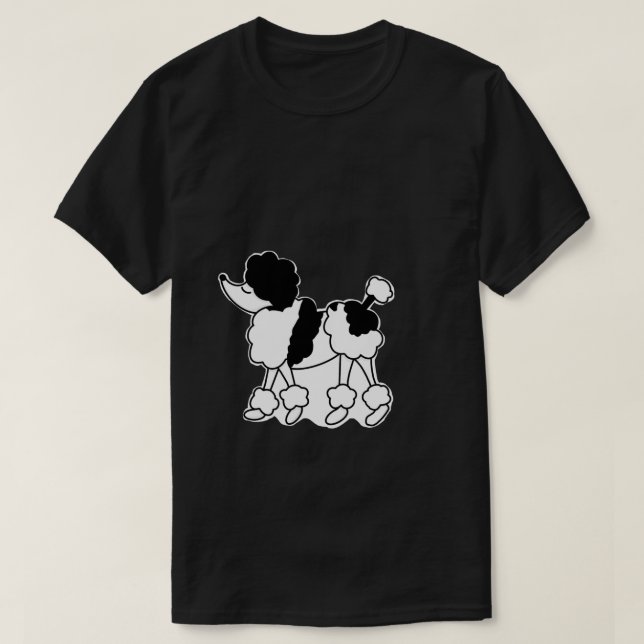 Camiseta Unpoodle! Sticker.png (Frente do Design)