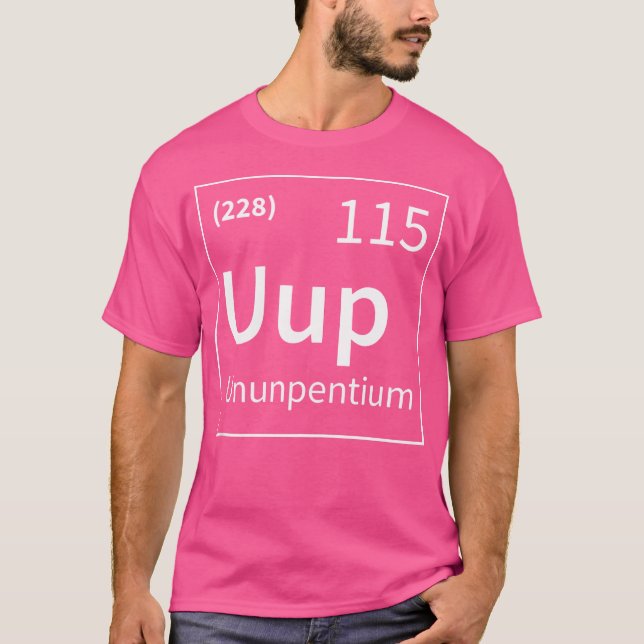 Camiseta Ununpentium Element 115 Periodic Table Area 51 Ali (Frente)
