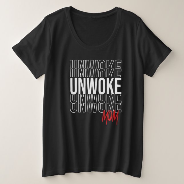 Camiseta unwoke Mom (Frente do Design)