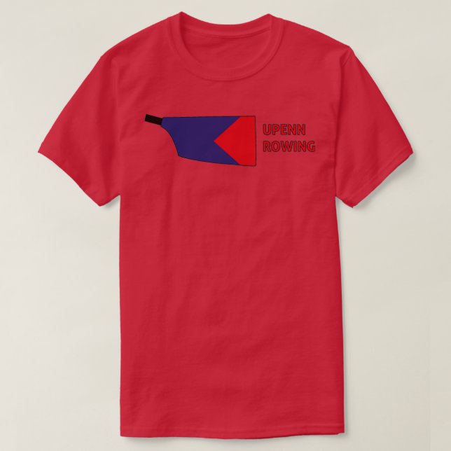 Camiseta upenn rowing (Frente do Design)