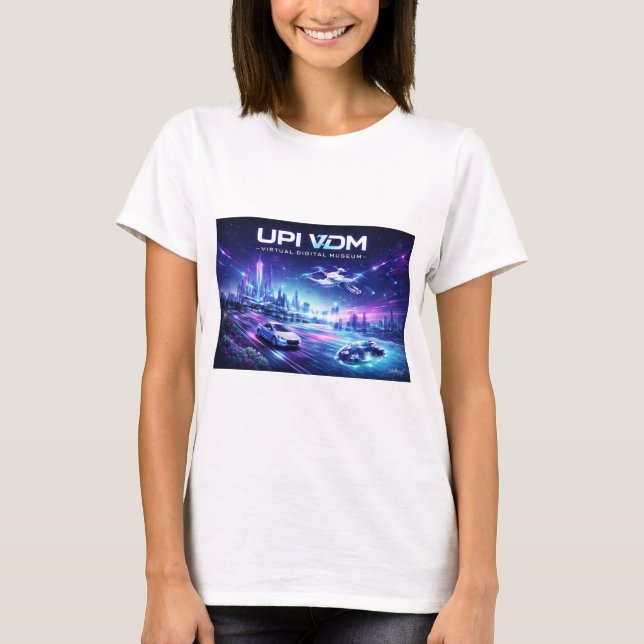 Camiseta UPI VDM Museu Virtual Digital Feminino (Frente)