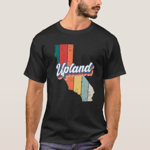 Camiseta Upland City Retro Vintage Hometown Califórnia