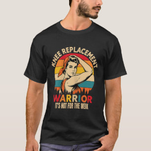 Camiseta Uplifting Do Guerreiro De Substituição Do Joelho P