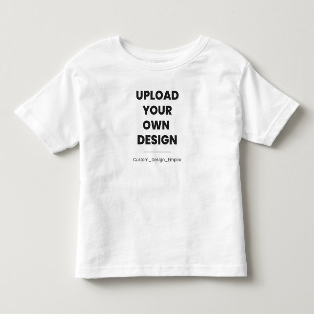 Camiseta Upload Your Own Design Here | Custom Template (Frente)