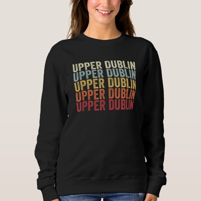 Camiseta Upper Dublin Pennsylvania Upper Dublin PA Retro Vi (Frente)