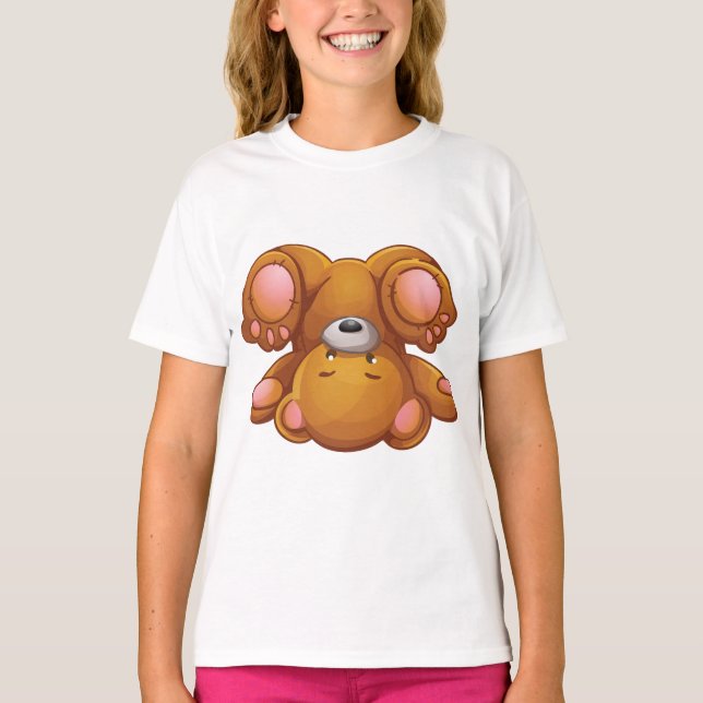 Camiseta Upside Down Teddy Bear (Frente)
