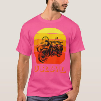 Camiseta Ural de Motocicleta Retro - Motocicleta Sidecar Vi