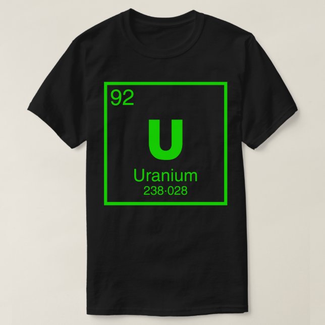 Camiseta Urânio 92 (Frente do Design)
