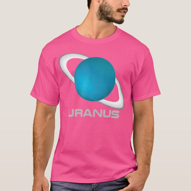 Camiseta Urano Shirt Solar System Planet (Frente)