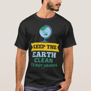 Camiseta Urano tem piada dizer proteção ambiental