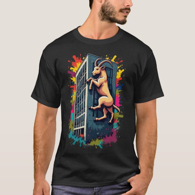 Camiseta Urban Aries Zodiac Design - Cidade Escalada de Ram (Frente)