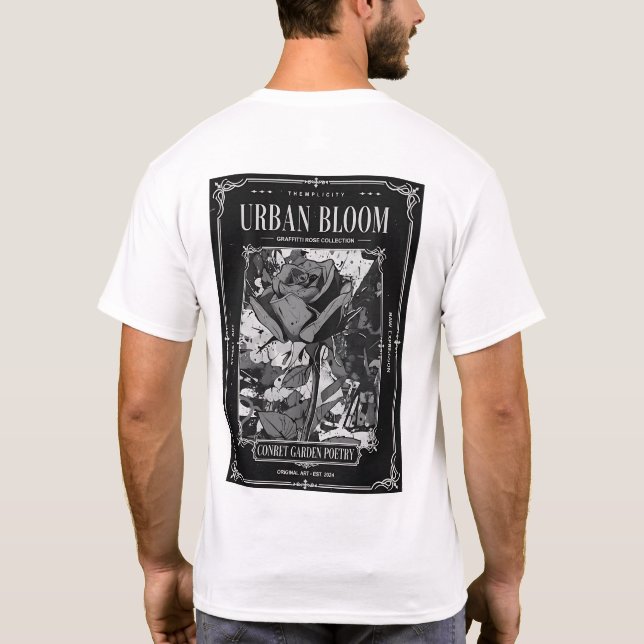 Camiseta Urban Bloom Street Art (Verso)
