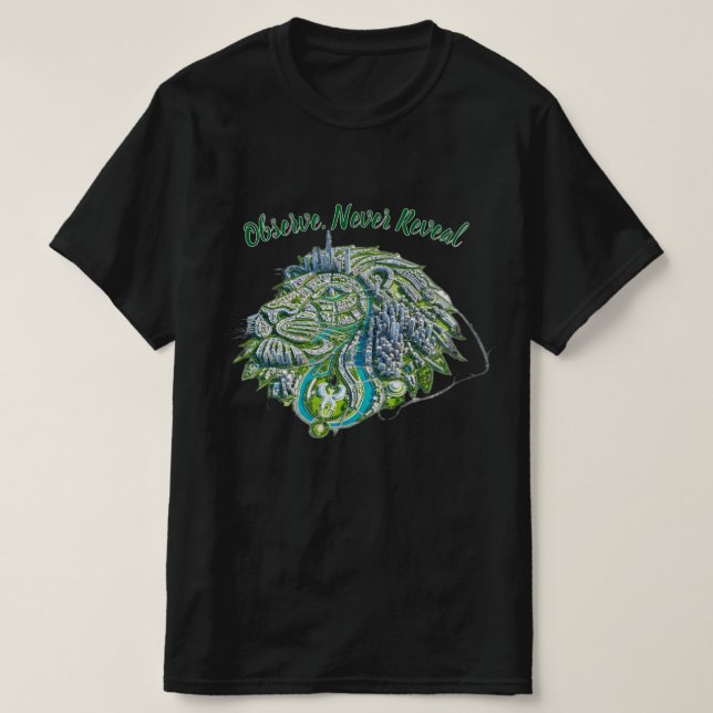 Camiseta Urban Lion City (Frente do Design)