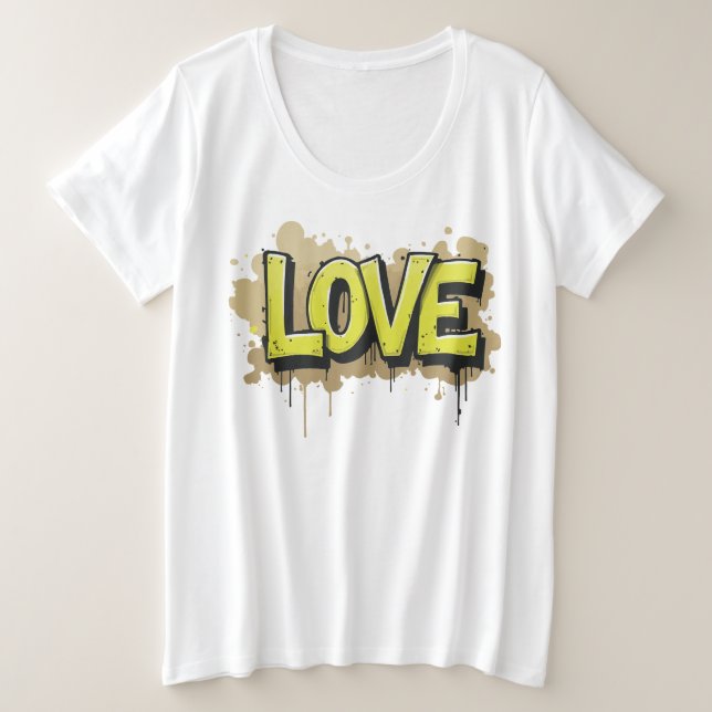 Camiseta Urban Love Bloom (Frente do Design)