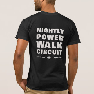 Camiseta Urbana de Circuito de Caminhada Noturna c