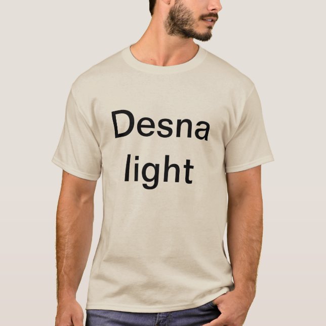 Camiseta Urbana Glow Masculina: “Desna Light" (Frente)