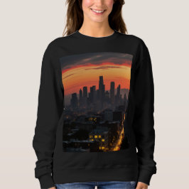 Camiseta Urbana Sunset Camiseta Básica Feminina
