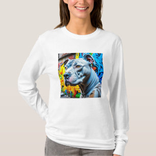 Camiseta Urbano Grafite Street Art White Pitbull Lover
